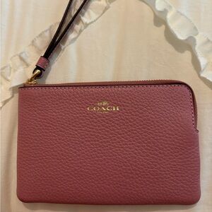 Pink Coach Wristlet